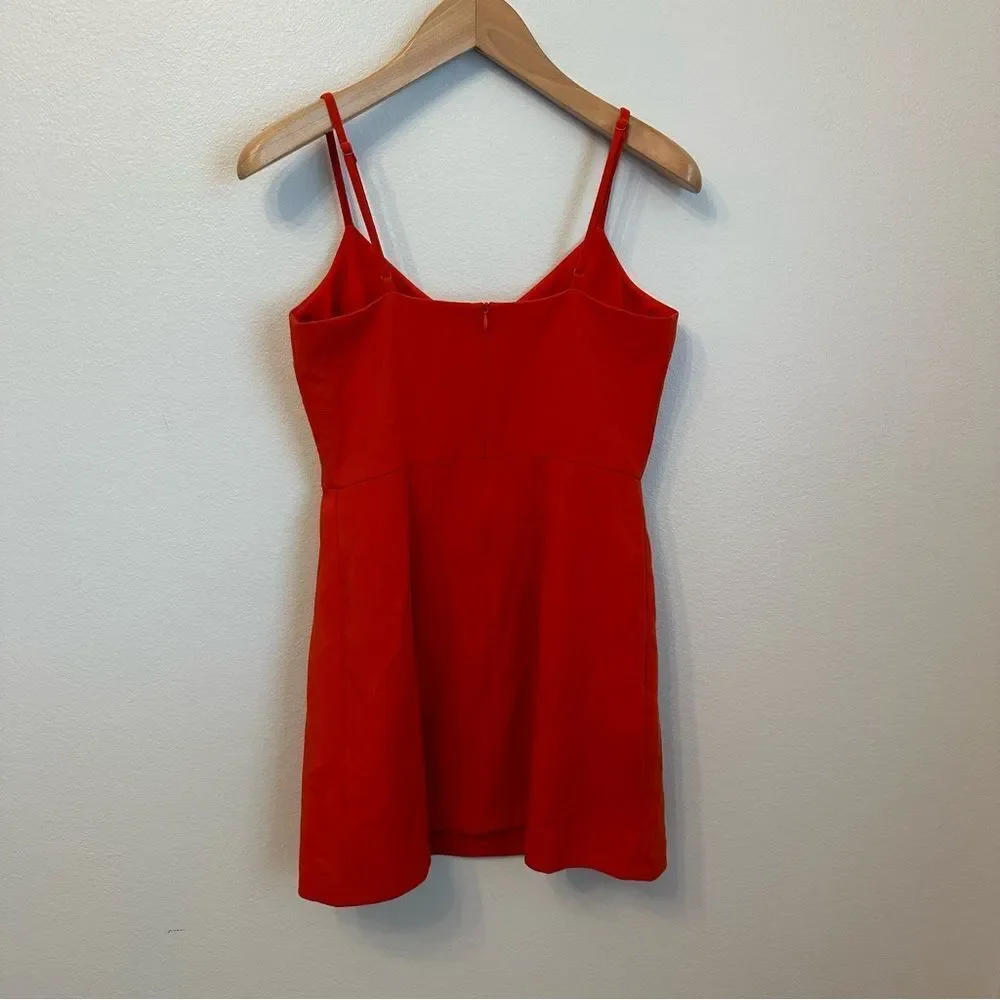 French Connection Orangish Red Dress - Picture 3 of 3